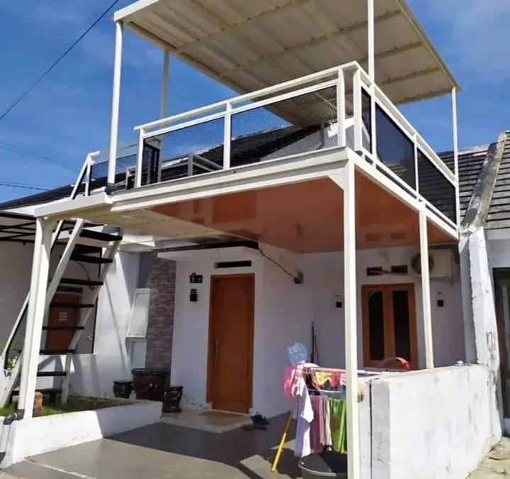Desain Balkon Mezzanine Bandung yang elegan dan fungsional oleh Sinar Utama Kanopi