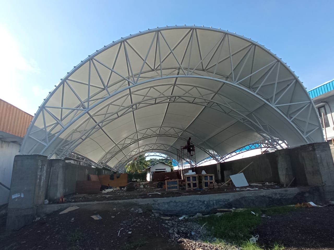 Spesialis Kanopi Membran Sukabumi Desain Modern Tahan Lama