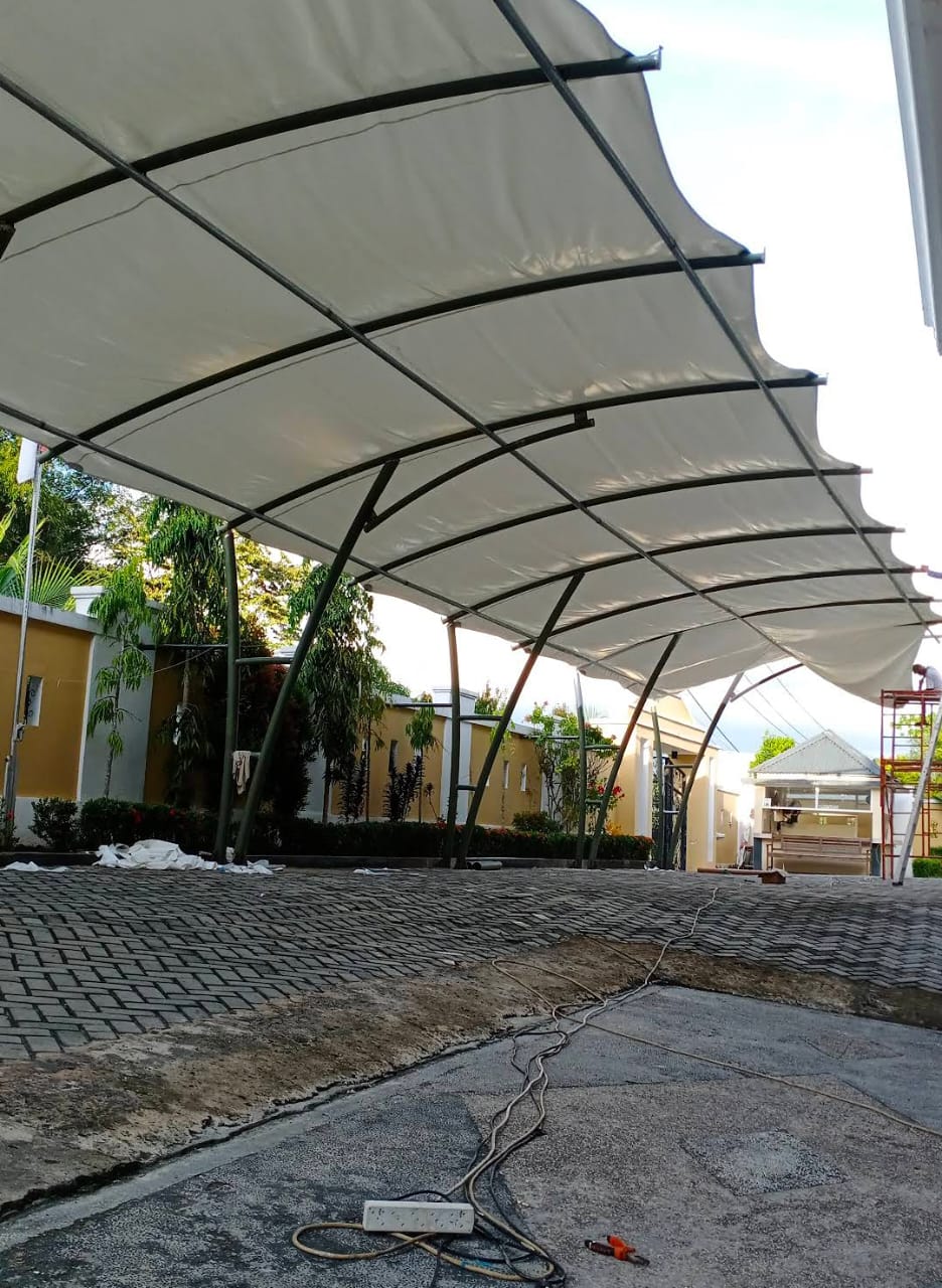 Kanopi Membran Parkiran Mobil Dan Motor