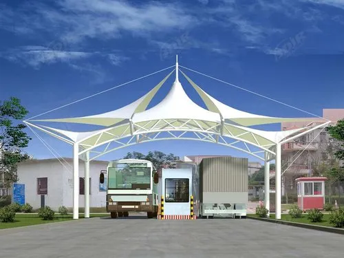 Tenda Membran Outdoor Artistik