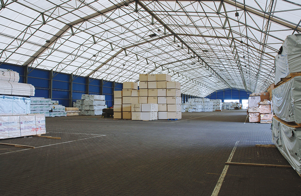 Kanopi Membran Warehouse
