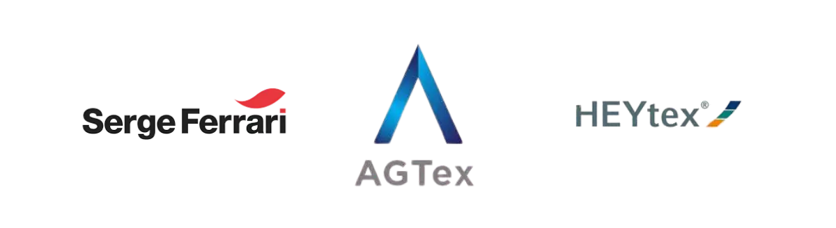 Sampel Bahan Kanopi Membran AGTex dan Serge Ferrari