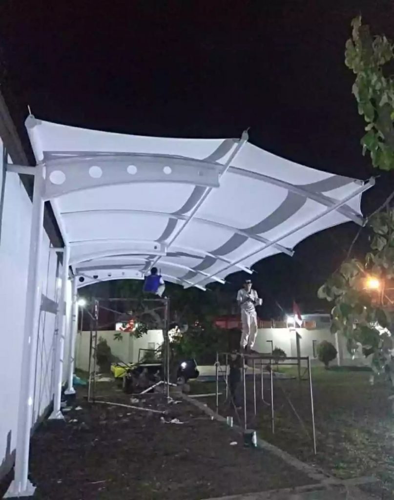 Kanopi Membran Parkiran di Sukabumi Solusi Peneduh Modern