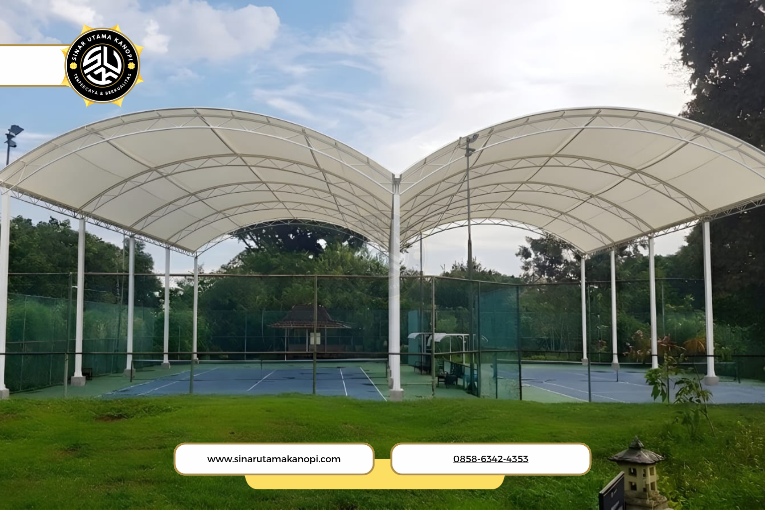Jasa Kanopi Membran Sport Center
